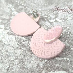 PÚDERHARMAT fülbevaló - ékszer - fülbevaló - lógó fülbevaló - Meska.hu