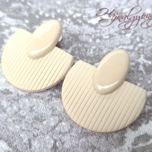 BÉZS MINIMÁL fülbevaló - Meska.hu