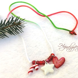 KARÁCSONYI gyerek nyaklánc - ékszer - nyaklánc - medálos nyaklánc - Meska.hu