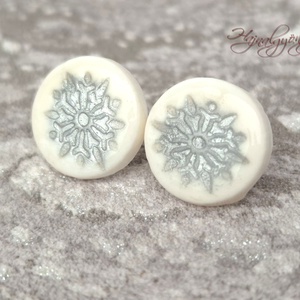 EZÜST HÓPIHE  fülbevaló - Meska.hu