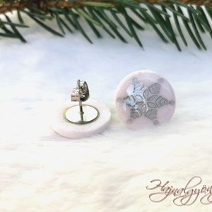 EZÜST HÓPIHE  fülbevaló - ékszer - fülbevaló - pötty fülbevaló - Meska.hu