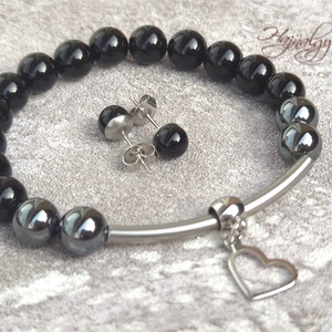 Ónix ásvány ékszerszett - ékszer - ékszerszett - Meska.hu