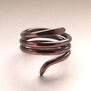 Spirál gyűrű - Meska.hu