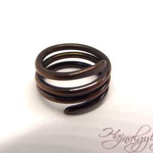 Spirál gyűrű - ékszer - gyűrű - fonódó gyűrű - Meska.hu