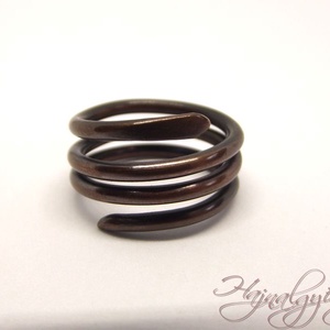 Spirál gyűrű - Meska.hu