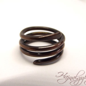 Spirál gyűrű - ékszer - gyűrű - fonódó gyűrű - Meska.hu