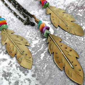 Sárgaréz TOLL nyaklánc - ékszer - nyaklánc - hosszú nyaklánc - Meska.hu