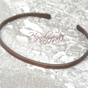 Vékony vörösréz karperec - Meska.hu