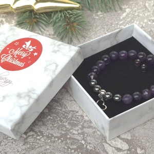 Ametiszt ásvány ékszerszett - ékszer - ékszerszett - Meska.hu