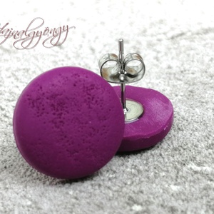 PADLIZSÁN nagy fülbevaló - ékszer - fülbevaló - pötty fülbevaló - Meska.hu