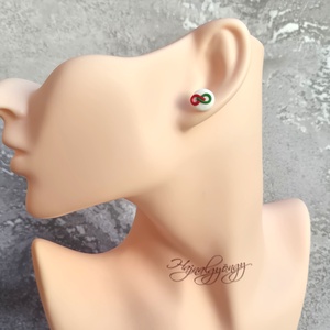 TISZA fülbevaló  - ékszer - fülbevaló - pötty fülbevaló - Meska.hu