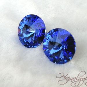 SAPPHIRE fülbevaló 14 mm, Ékszer, Fülbevaló, Pötty fülbevaló, Ékszerkészítés, MESKA