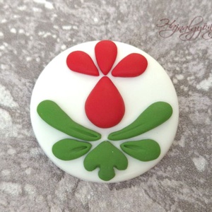 KOKÁRDA - virág mutívum - ékszer - kitűző és bross - Meska.hu