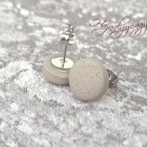 BÉZS nemesacél fülbevaló 10 mm - ékszer - fülbevaló - pötty fülbevaló - Meska.hu