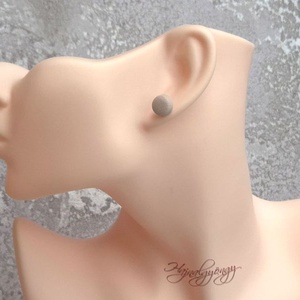 BÉZS nemesacél fülbevaló 10 mm - ékszer - fülbevaló - pötty fülbevaló - Meska.hu