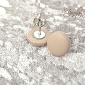 BÉZS nemesacél fülbevaló 10 mm - ékszer - fülbevaló - pötty fülbevaló - Meska.hu