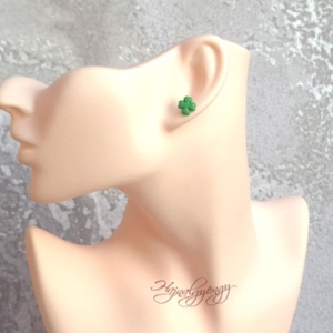 LÓHERE nemesacél fülbevaló - ékszer - fülbevaló - pötty fülbevaló - Meska.hu