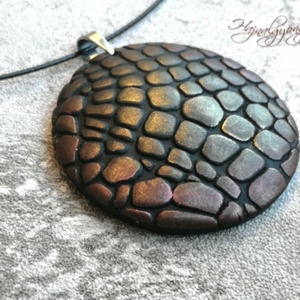 BRONZ RÖGÖK nemesacél medál - Meska.hu