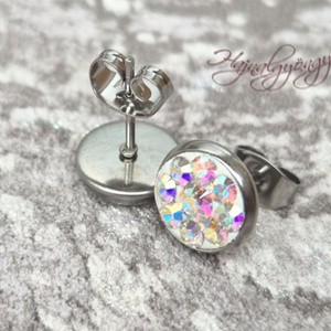 PRECIOSA CRYSTAL AB nemesacél fülbevaló  - ékszer - fülbevaló - pötty fülbevaló - Meska.hu