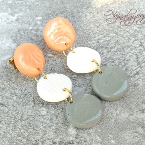 HÁROM KÖR nemesacél fülbevaló - Meska.hu