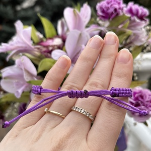 Fonott karkötő bronzszínű-citromsárga gyöngy pillangóval - ékszer - karkötő - fonott karkötő - Meska.hu