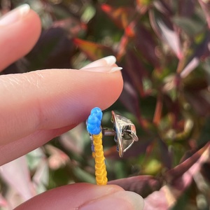 Cinege gyöngy bross - ékszer - kitűző és bross - Meska.hu