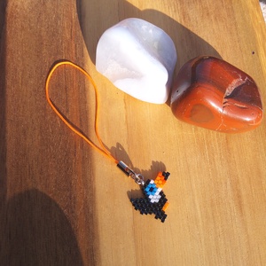 Tukán táskadísz , Táska & Tok, Kulcstartó & Táskadísz, Táskadísz, Gyöngyfűzés, gyöngyhímzés, MESKA