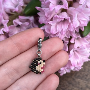 Sün charm, Ékszer, Karkötő, Charm karkötő, Gyöngyfűzés, gyöngyhímzés, MESKA