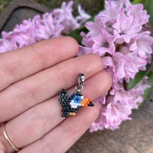 Tukán charm, Ékszer, Karkötő, Charm karkötő, Gyöngyfűzés, gyöngyhímzés, MESKA