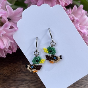 Vadkacsa fülbevaló - ékszer - fülbevaló - lógó fülbevaló - Meska.hu