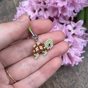 Teknős táskadísz - táska & tok - kulcstartó & táskadísz - táskadísz - Meska.hu