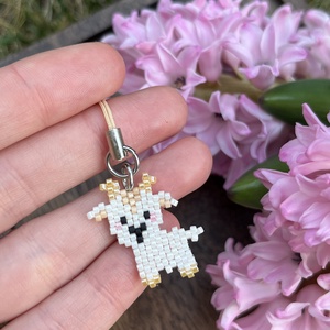 Kecske táskadísz - táska & tok - kulcstartó & táskadísz - táskadísz - Meska.hu