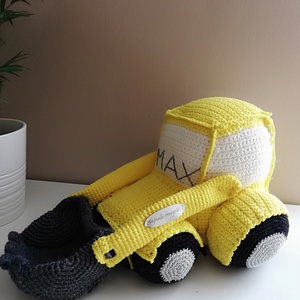 Horgolt traktor, markoló -  - Meska.hu