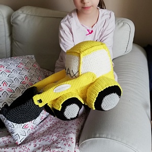 Horgolt traktor, markoló -  - Meska.hu