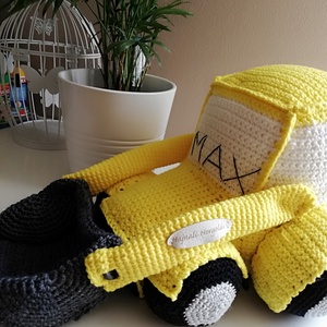 Horgolt traktor, markoló -  - Meska.hu