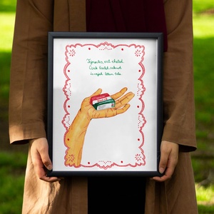 Magyar valóság (Hazai vaj), Művészet, Grafika & Illusztráció, Művészi nyomat, Fotó, grafika, rajz, illusztráció, MESKA