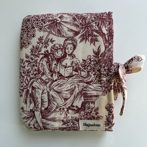 Vintage Könyvtartó, kézzel varrott , Könyv & Zene, Könyvtok, Varrás, MESKA