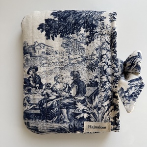 Vintage Könyvtartó, kézzel varrott , Könyv & Zene, Könyvtok, Varrás, MESKA