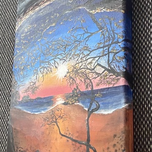 Naplemente - akril festmény feszített vásznon - művészet - festmény - akril - Meska.hu