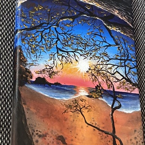 Naplemente - akril festmény feszített vásznon - művészet - festmény - akril - Meska.hu