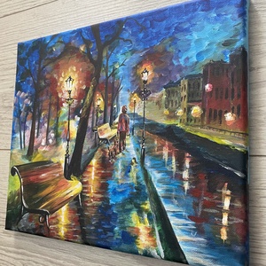 Eső után - művészet - festmény - akril - Meska.hu