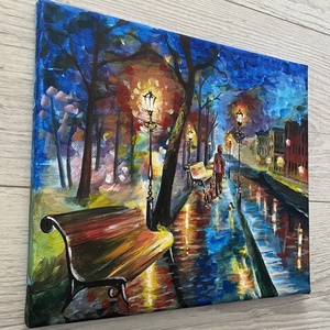 Eső után - művészet - festmény - akril - Meska.hu