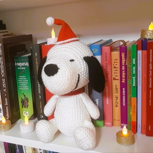 Snoopy kutya 28 cm -  horgolt játék - játék & sport - plüssállat & játékfigura - kutya - Meska.hu