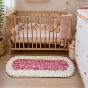 Puha horgolt baba szőnyeg � egyedi kézzel készült ajándék babaszobába lenne jó. - baba - mama - baba játékok - játszószőnyeg - Meska.hu