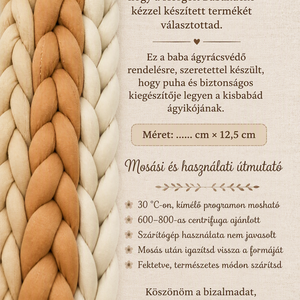 Rendelésre készült baba ágyrács védő - baba - mama - baba ágynemű - rácsvédő & baldachin - Meska.hu