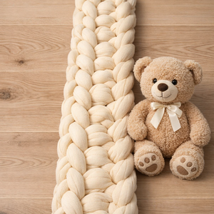 Újra elérhető sárga színben a baba ágyrács védő, Baba - mama, Baba ágynemű, Rácsvédő & Baldachin, Horgolás, MESKA