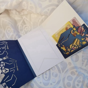 Ballagási kék-fehér elegáns pénzátadó, fényképátadó, emlék vagy meghívó mappa üdvözlő : HMB2104_083 - otthon & lakás - papír írószer - képeslap & levélpapír - Meska.hu