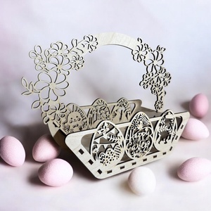 Húsvéti tojásgyűjtő kosár, dekor - táska & tok - kosár - Meska.hu