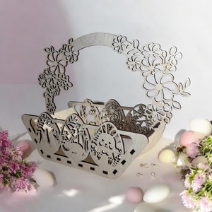 Húsvéti tojásgyűjtő kosár, dekor - táska & tok - kosár - Meska.hu