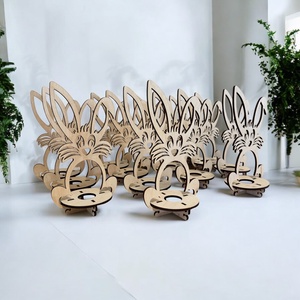 Kinder tartó nyuszi - esküvő - dekoráció - asztaldísz - Meska.hu